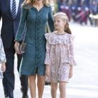 En el desfile de las Fuerzas Armadas.