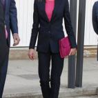 Durante la apertura del curso de Formación Profesional en Calahorra, La Rioja.