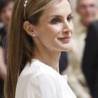 Durante una audiencia a los participantes de la Ruta BBVA (antigua Ruta Quetzal) 2014.