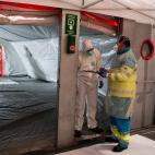 El hospital de campaña de Ifema (Madrid)