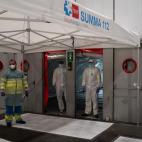 El hospital de campaña de Ifema (Madrid)