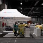 El hospital de campaña de Ifema (Madrid)