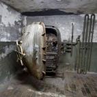 Habitación de lavado y desinfectado.