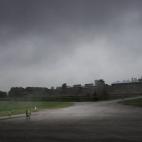 Vista exterior de Mauthausen.
