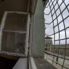 Lobby de la prisión de la Gestapo en Mauthausen, destino final de los prisioneros que acogía.