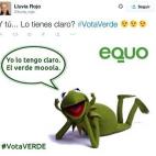 La Pili de Cuéntame desveló a través de su cuenta en Twitter el sentido de su papeleta: votará a Equo.