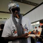 El exjugador de baloncesto estadounidense Dennis Rodman llegó el sábado a Pekín, la capital de China, tras permanecer cinco días en Corea del Norte, su segundo viaje a este país, bajo el pretexto de liberar al ciudadano estadounidense Kenne...