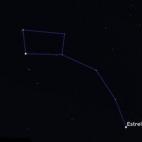 Es el otro carro del cielo y la constelación a la que pertenece la Estrella Polar. Justo debajo de este astro está el norte.