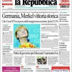 "Alemania, Merkel victoria histórica"