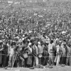 Decenas de miles de refugiados ruandeses. Goma (República Democrática del Congo), julio de 1994