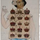 Modelo para cóctel de verano.