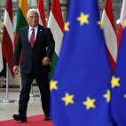 En Bruselas, en una reunión de líderes europeos