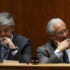 Con su ministro estrella, Mario Centeno