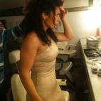 Preparándose para la grabación del especial Nochevieja de 2012