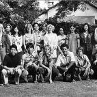 Obama (en la primera fila)