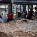 Aspecto de una calle en Arganda del Rey