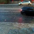 M&aacute;s calles, bajo el diluvio.