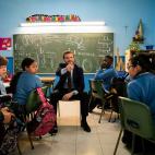 Pablo Casado el pasado 3 de marzo, en el Colegio San Alfonso de Madrid.