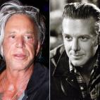 La comparación del actor en una imagen de hoy día y de los años 80 resulta chocante: apenas parecen la misma persona. Rourke se ha sometido a diversas operaciones (sin aclarar cuales) y ha pasado por varias etapas que han hecho que su rostro ...