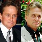 Aunque no lo parezca, solo hay dos años de diferencia entre ambas fotos. Douglas ha admitido haberse sometido a un lifting, aunque también hay rumores de liposucción y otras cirugías plásticas.