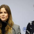 Beatriz Fanjul y la presidenta del PP de Bizkaia