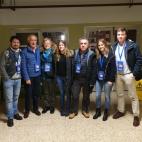 Bea Fanjul y parte del equipo del PP en Vizcaya