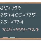 Tan sencillo como sumar un n&uacute;mero redondo (100, 200, 1000...) y luego restar 1 al resultado final.