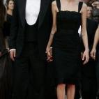 En la presentación de Un corazón invencible (2007), en Cannes.