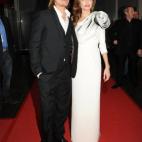 En la presentación de En tierra de sangre y miel, en París (2012).