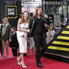 En la presentación de Guerra Mundial Z (2013), en Alemania.