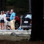 El coche de la exesquiadora olímpica Blanca Fernández Ochoa, encontrado en un aparcamiento para senderistas del municipio de la sierra madrileña de Cercedilla. EFE/Mariscal