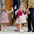 En la misa de Pascua de la Catedral de Mallorca... A&ntilde;os despu&eacute;s escenario de una de las escenas m&aacute;s pol&eacute;micas de la familia real.