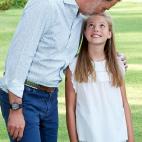 La complicidad de la infanta Sof&iacute;a con su padre es evidente.