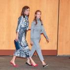 Junto a su madre el pasado noviembre cuando viajaron a Barcelona con motivo de la entrega de los premios Princesa de Girona.