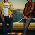 Brad Pitt y Leonardo Dicaprio en el cartel promocional de la pel&iacute;cula: galanes de otra &eacute;poca.