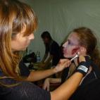 Como difusor para la sangre, se puede utilizar un cepillo de dientes.