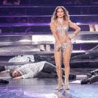 Jennifer Lopez durante el concierto inaugural de su espectáculo All I Have, que tendrá lugar en el Planet Hollywood Hotel & Casino de Las Vegas entre enero y junio de 2016.