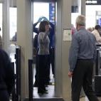 Escáner en el Logan Airport en Boston.