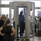 Escáner en el Logan Airport en Boston.