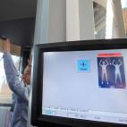 Escáner en el Aeropuerto Charles de Gaule de París.