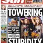 Estas chicas se llevaron un premio de 150 libras en una fiesta. The Sun les dedicó una portada.