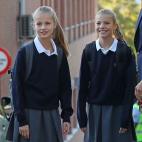 La vuelta al cole de Leonor y Sofía