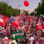 Manifestación en Sevilla en 2002.