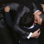 Cristiano Ronaldo Jr. acompañó a su padre para recibir el galardón a Mejor Jugador 2013, Balón de Oro de la FIFA.