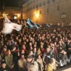 Manifestación del movimiento "Nunca Mais" en Santiago de Compostela