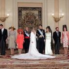 En la boda de Felipe y Letizia en mayo de 2004 en Madrid.