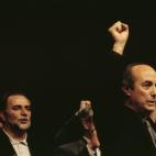 Anguita y Paco Frutos en el 15 Congreso del PCE.