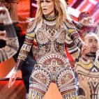 LOS ANGELES, CA - NOVEMBER 22: Actress/Recording artist Jennifer Lopez performs onstage during the 2015 American Music Awards at Microsoft Theater on November 22, 2015 in Los Angeles, California. (Photo by Jeff Kravitz/AMA2015/FilmMagic)