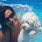 "Se llama Papi... es mi vida. Jamás pensé querer a un perro como quiero al mío. Lo amo... es mi mejor amigo, es como un hijo".