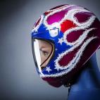 La olímpica Noelle Pikus-Pace posa para un retrato durante la Olympic Team Media Summit de EE.UU. 2013 en Park City, Utah, 30 de septiembre.